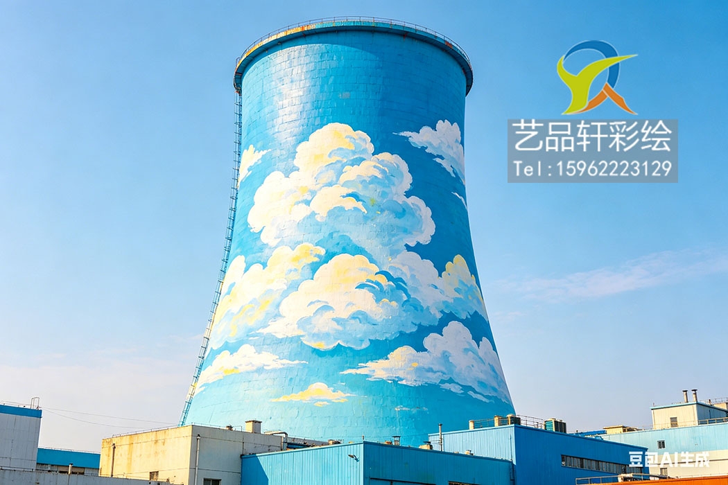 烟囱彩绘绘一城画卷