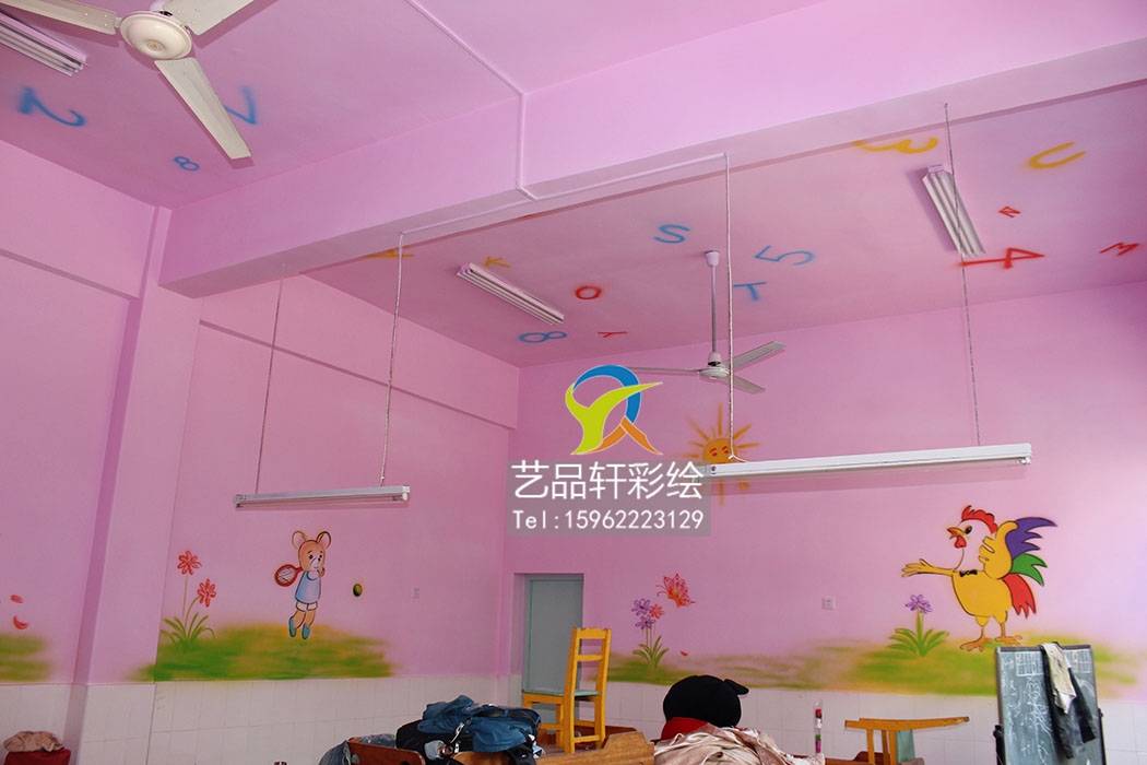 苏州彩绘打造文化校园
