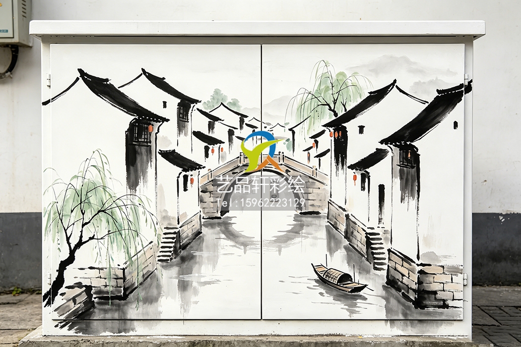 电箱彩绘绘就城市美学