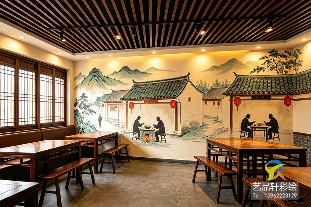 常州饭店彩绘