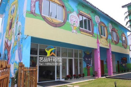 解锁幼儿园彩绘专属图案