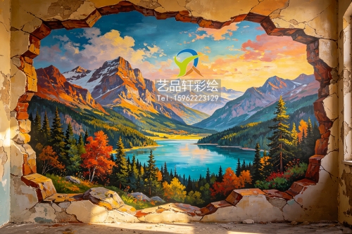 苏州3D墙体彩绘创意无界