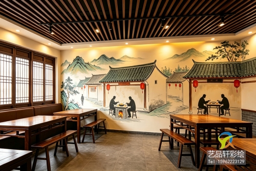 苏州饭店彩绘