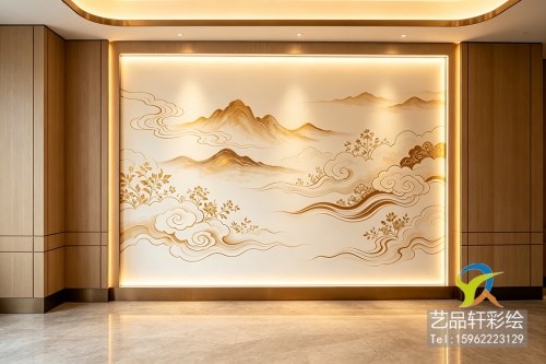 苏州酒店背景墙