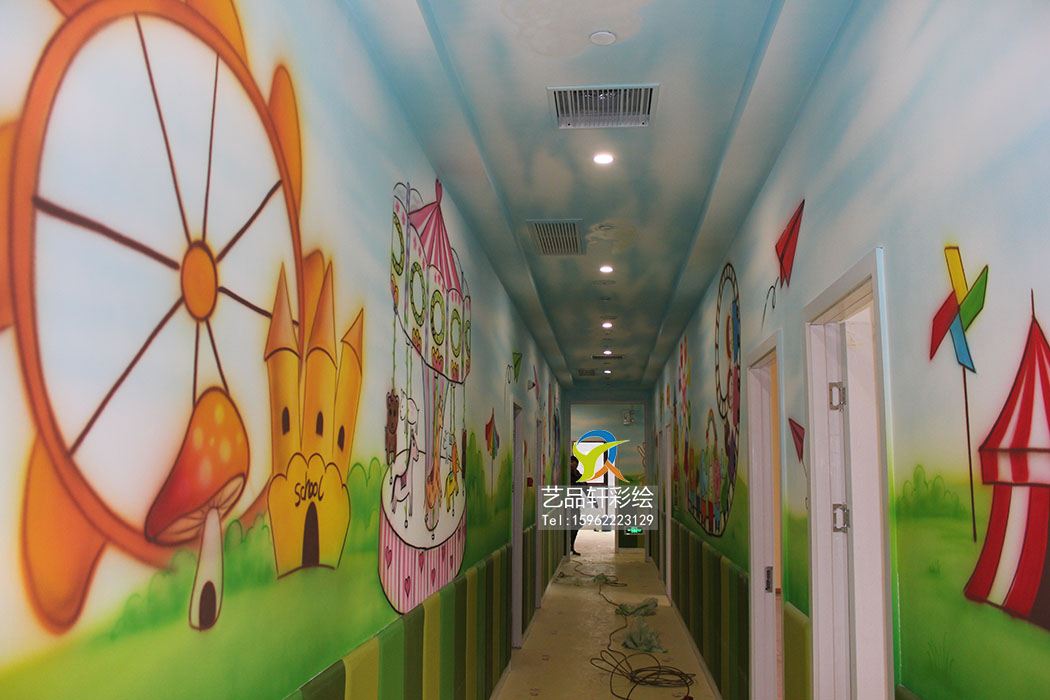 学校彩绘