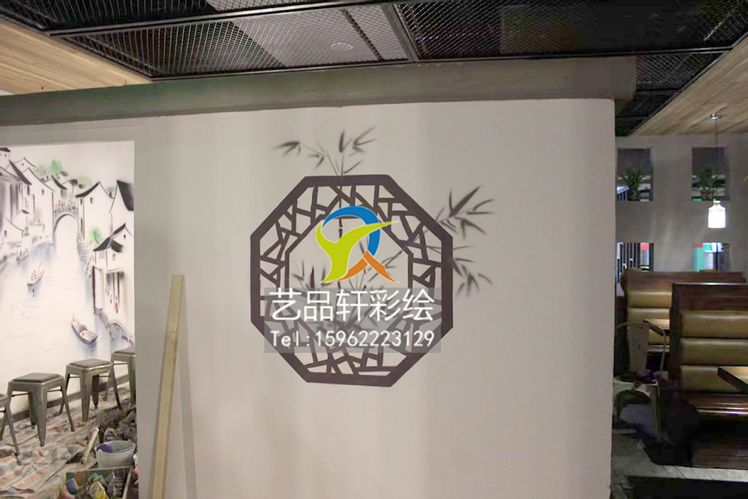 餐厅彩绘